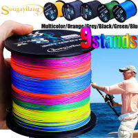 Sougayilang Braided เอ็นตกปลา9 Strands 300/500/1000M สายตกปลา สายเอ็นPE สายเอ็นตกปลาMulticolor Fishing Tackleเครื่องมือ