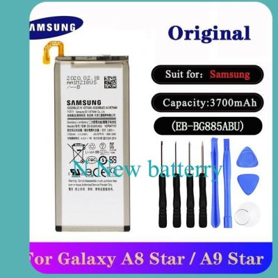 แบตเตอรี่ สำหรับ Samsung Galaxy A8 Star A9 Star SM-G885F G8850 G885Y (EB-BG885ABU) 3700mAh