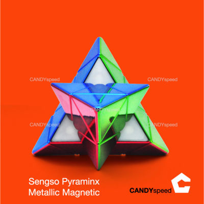 รูบิค Sengso Pyraminx Metallic Magnetic | by CANDYspeed