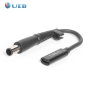 PD USB Type C Female to 7.4x5.0mm DC Jack Laptop Charger Adapter for HP