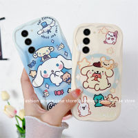 Phone Case เคส Samsung Galaxy S23 S22 S21 FE S23 + Ultra Plus 5G เคสลายการ์ตูนมาการองน่ารักปกป้องเลนส์ซิลิโคนปกหลัง2023