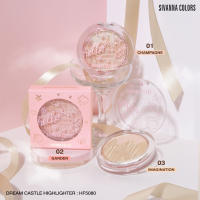 HF5080 SIVANNA COLORS DREAM CASTLE HIGHLIGHTER : ซีเวนน่า คัลเลอร์ส ดรีม คาสเซิล ไฮไลท์เตอร์  ไฮไลท์  หน้าเงาวิ้ง