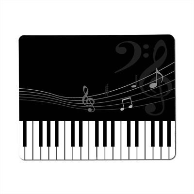 MousePad Piano Keys Play Mats Vintage Cool Musical Notes Rubber durable non-slip small size mouse pad hot sale
