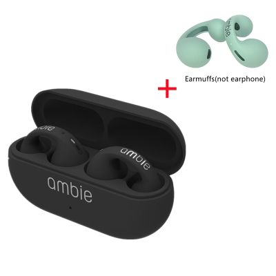ZZOOI Ambie Sound Earcuffs Earring Bluetooth Wireless Earbuds Auriculares Headset TWS Sport Earphones for All Phone