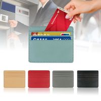 1Pc Pu Leather ID Card Holder Candy Color Bank Credit Card Box Multi Slot Slim Card Case Wallet Women Men Business Card Cover Card Holders