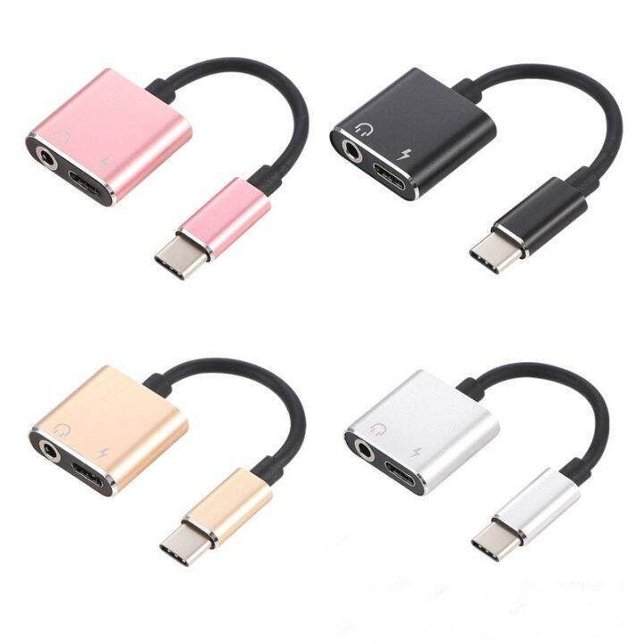 1-7pcs-type-c-adapter-for-huawei-mate-40-samsung-s22-s21-plus-usb-c-to-3-5-mm-jack-audio-charger-splitter-typec