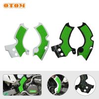 อุปกรณ์ปกป้องป้องกันกรอบ X-Grip สำหรับรถจักรยานยนต์ OTOM สำหรับ KAWASAKI KX250F 2015-2018 Motocross Enduro พลาสติกป้องกันกรอบ