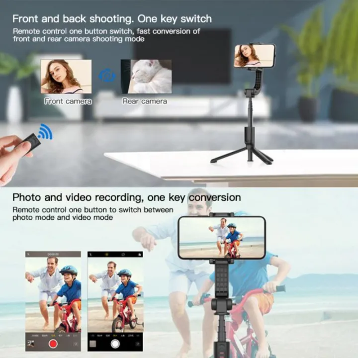 ก้านเซลฟี่กันโคลงขากล้องมือถือแบบพกพาสำหรับ-iphone-12-pro-max-samsung-xiaomi-vlog-โทรศัพท์มือถือ-gimbals