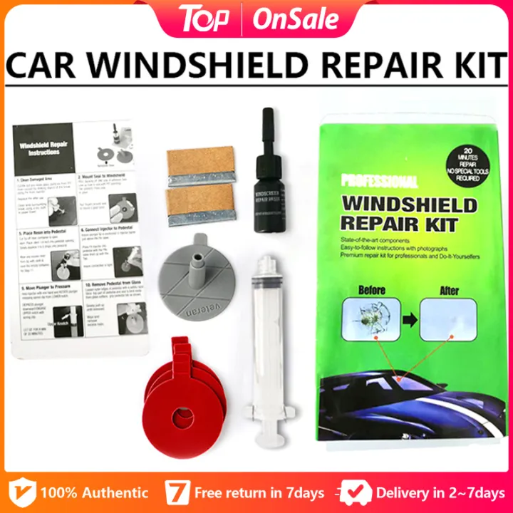 Original Invalid Refund Nano Car Glass Corrector Set Windscreen Windshield Repair Kit Fluid Tool Resin