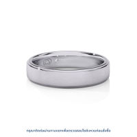 แหวนทองเกลี้ยง Satin Step Edge Band 4.5 mm (RR703450ST)