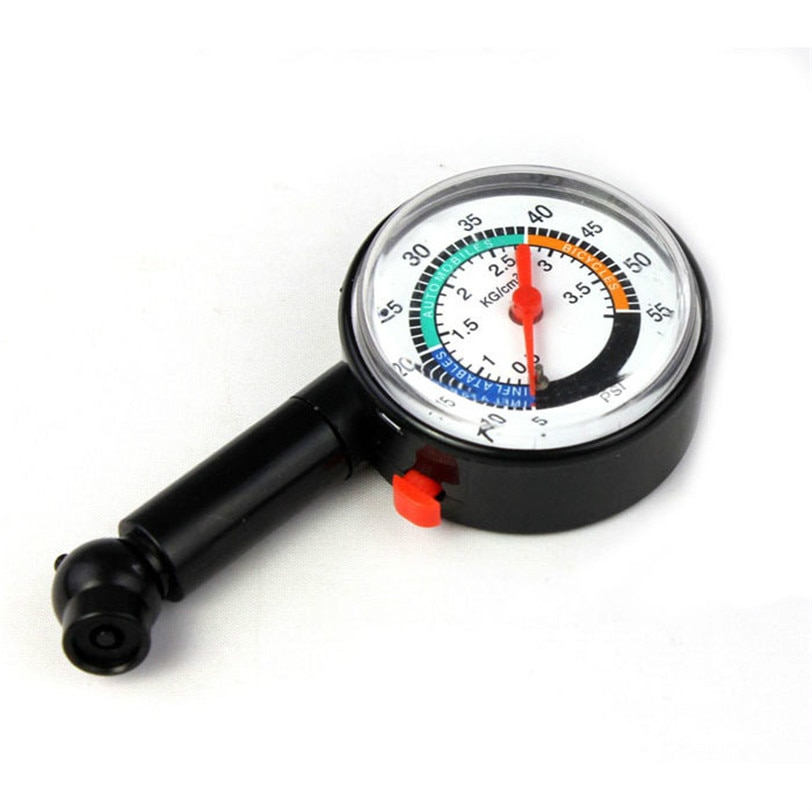 Wheel Tire Air Pressure Gauge 0-100 PSI Barometer Tool for Bus Car Truck Motor 