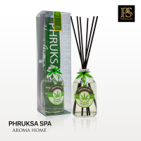 PHRUKSA SPA ก้านไม้หอมปรับอากาศ  ขนาด 100 มล. (Reed Diffuser 100 ml)|ก้านไม้ไฟเบอร์ |น้ำหอมบ้าน | Fragrance Diffuser กลิ่นธรรมชาติ ไม่ฉุน ปราศจากแอลกอฮอล์