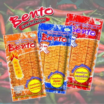 Bento Squid Snack of Thailand Premium Angry & Spicy Flavor; 2 X 12g