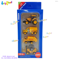 Toyznet ส่งฟรี รถเหล็กชุด รถก่อสร้าง 1:64 รุ่น 737-3