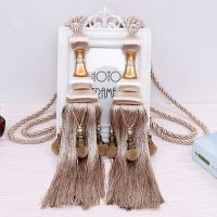 【LZ】 2 Pcs European Curtain Hanging Ball Rope Curtain Tiebacks Hanging Tassel Bandages Brushes Curtain Accessories