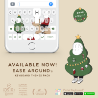 EASE YOURSELF IN XMAS Keyboard Theme⎮(E-Voucher) for Pastel Keyboard App