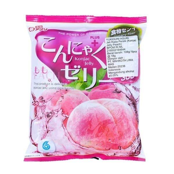 Yukiguni Aguri Peach Konjac Jelly 6x18gr Lazada Indonesia