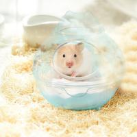 Hamster Bath Box Anti-Splash Submarine Shape Transparent Sand Bath Container Washable Hamster Bathtub for Bathroom Toilet Sand Bath Container for Small Animals responsible