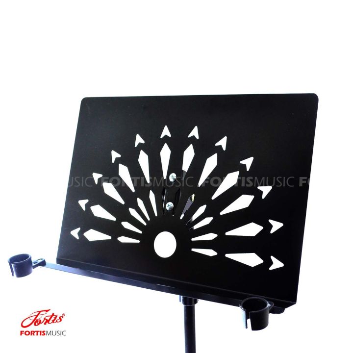 สแตนโน๊ตทรงสี่เหลี่ยมลายประกายเพชร-music-stand-model-th001-black