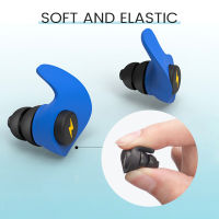 Three-layer Noise Reduction Earplugs Soft Cochlea Sleeping Ear Plugs Slow Rebound Sponge Earplug Reusable Washable Earplugs