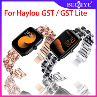 สายนาฬิกาสำหรับ Haylou GST สายสแตนเลส สร้อยข้อมือสำหรับ Haylou GST Lite สายโลหะสำหรับเปลี่ยน