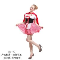 [COD] Adult womens dress up princess school drama performance dance costume Riding Hood W0140