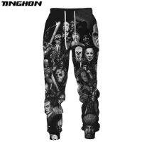 Horror Movie Clown Printed Pants 3D Graphic Sweatpants Elastic Pockets Trousers Sportswear Harajuku Streetwear 01