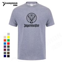 Mens Jagermeister Music Tour Logo T-shirt High Quality Fashion 16 Colors 100%Cotton Boutique T-shirt Unisex Streetwear Harajuku XS-4XL-5XL-6XL