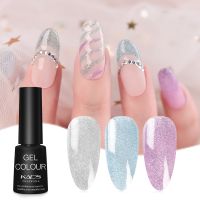 【YP】 1PCS 7ml Reflective Gel UV Varnish Decoration Painting Press on Tips Manicure