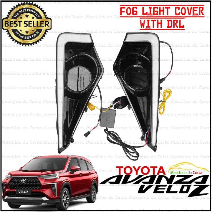 Toyota Avanza Veloz 2022-2023 Fog Light Cover with Daytime Running