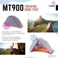 FORCLAZ เต็นท์แบบตั้งได้เอง 1 คนเพื่อการเทรคกิ้ง 3 ฤดูรุ่น Trek 900 ( Trekking dome tent - 1-person - MT900 ) CAMPING TENTS เต็นท์ แคมป์ปิ้ง ตั้งแคมป์ เต็นท์ตั้งแคมป์