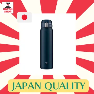 Zojirushi Water Bottle Drink Directly [one-touch Open] Stainless Mug 600ml Navy SM-SF60-AD