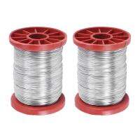 2pcs 0.5mm 500G Stainless Steel Wire for Beekeeping Beehive Frames Tool 1 Roll