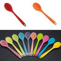 Silicone Spoon High Temperature Spoon Tableware Utensil Kitchen Tool Heat Resistant Easy To Clean Non-stick Rice Spoons Cooking Utensils