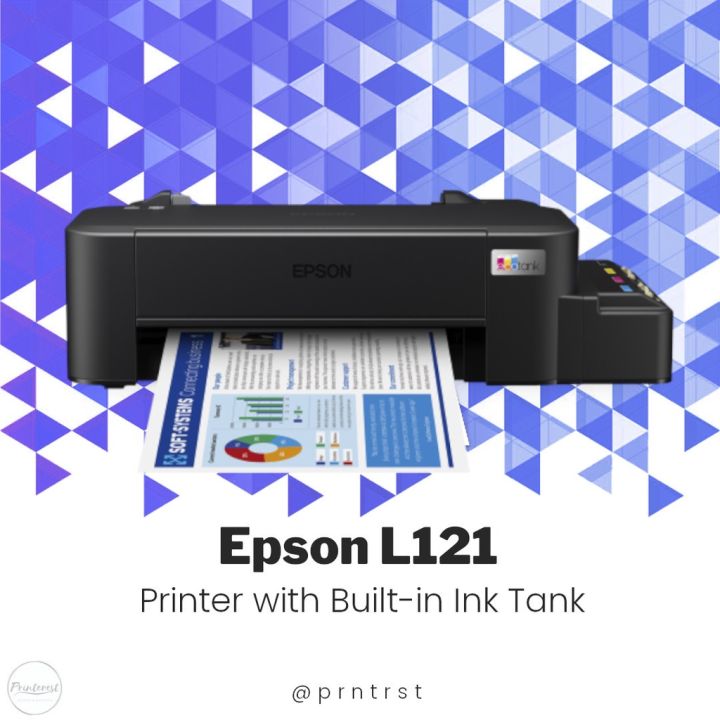 Brand New Epson L120 Or L121 Ecotank Single Function Printer W 1set Original Ink 2years 1276