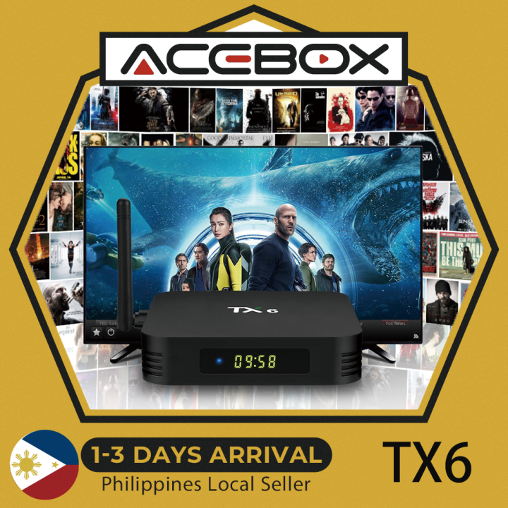 New TX6 4GB 64GB Smart Tv Android Box Mini TvBox Philippines Android 9.