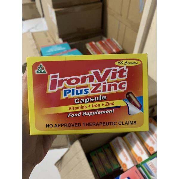 IRONVIT PLUS ZINC (MULTIVITAMINS IRON ZINC) Lazada PH