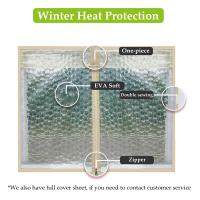 Winter Window Film Indoor Warm Insulation Heat Self-Adhesive Velcro Zipper Heat Protection Wind-proof Sealing Shrink Sticker