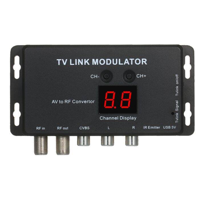 【T&H TVLINK Modulator AV to RF Convertor & IR Extender RF Modulator