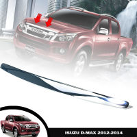 คิ้วฝากระโปรงหน้า กันรอยฝากระโปรง รุ่น อิซูซุ ดีแม็กซ์ ISUZU D-MAX DMAX ปี 2012 - 2014 สีโครเมี่ยม 1 ชิ้น