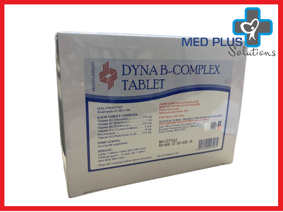 Dyna B Complex Tablet (Exp: 8/2026) | Lazada