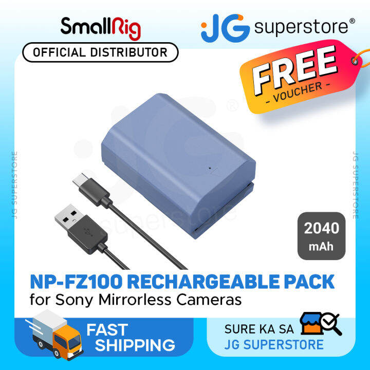 SmallRig NP-FZ100 Rechargeable Li-Ion Battery Pack 2400mAh 7.2V with 0 ...