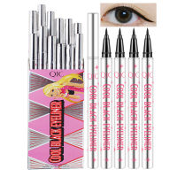 12 PcsBox Waterproof Black Liquid Eyeliner Pencil Eyes Makeup Long-Lasting Eye Liner Pen Make Up Smooth Fast Dry Cosmetic Tool