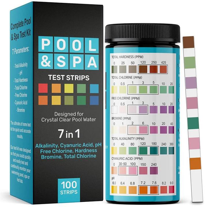 hot-tub-test-strips-pool-kit-for-salt-water-testing-100-strips-water-hardness-test-kit-high-accuracy-ph-tester-for-chlorine-salt-inspection-tools