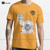 Maz Rotary Engine Blueprint For Power 13B Trending T-Shirt Crewneck Shirts Custom Aldult Teen Unisex Digital Printing Tee Shirts