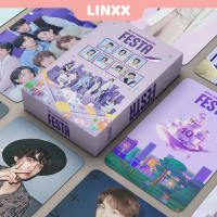 LINXX 55 Pcs BTS 10th 2023 FESTA Album Lomo Card Kpop Photocards  Postcards  Series