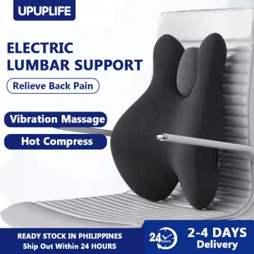 Electric Lumbar Massager Lumbar Vibrating Cushion Heated - Temu Philippines