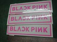 BLACKPINK สติก๊กเกอร์PVCงานตัดเฉพาะตัวอักษร ไม่มีพื้นหลังสำหรับติดกระจกและวัสดุผิวเรียบ เช่นรถยนต์