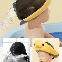 Limited Time Discounts Childrens Water Blocking Cap Baby Shampoo Artifact Waterproof Ear Protection Shower Hats Baby Bathing Shower Cap Products