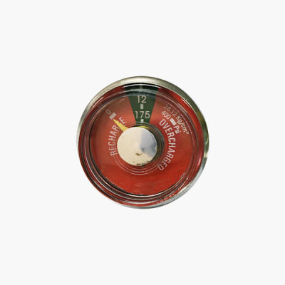 VB  เกจวาวดับเพลิง เกจ์วาล์วดับเพลิง(หน้าสีแดง)วัดแรงดัน 0-400psi  / Pressure gauge ขนาด M10x1